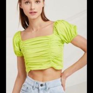 Storets Lime Green Crop Top